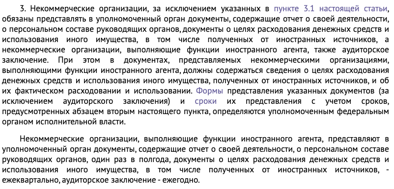НКО отчет о деятельности